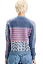 Denim Jean Cardigan – Back – Ella Where She Shops