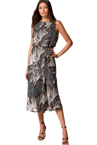 Dotty Palms Bianca Dress – Front – Ella Where She Shops