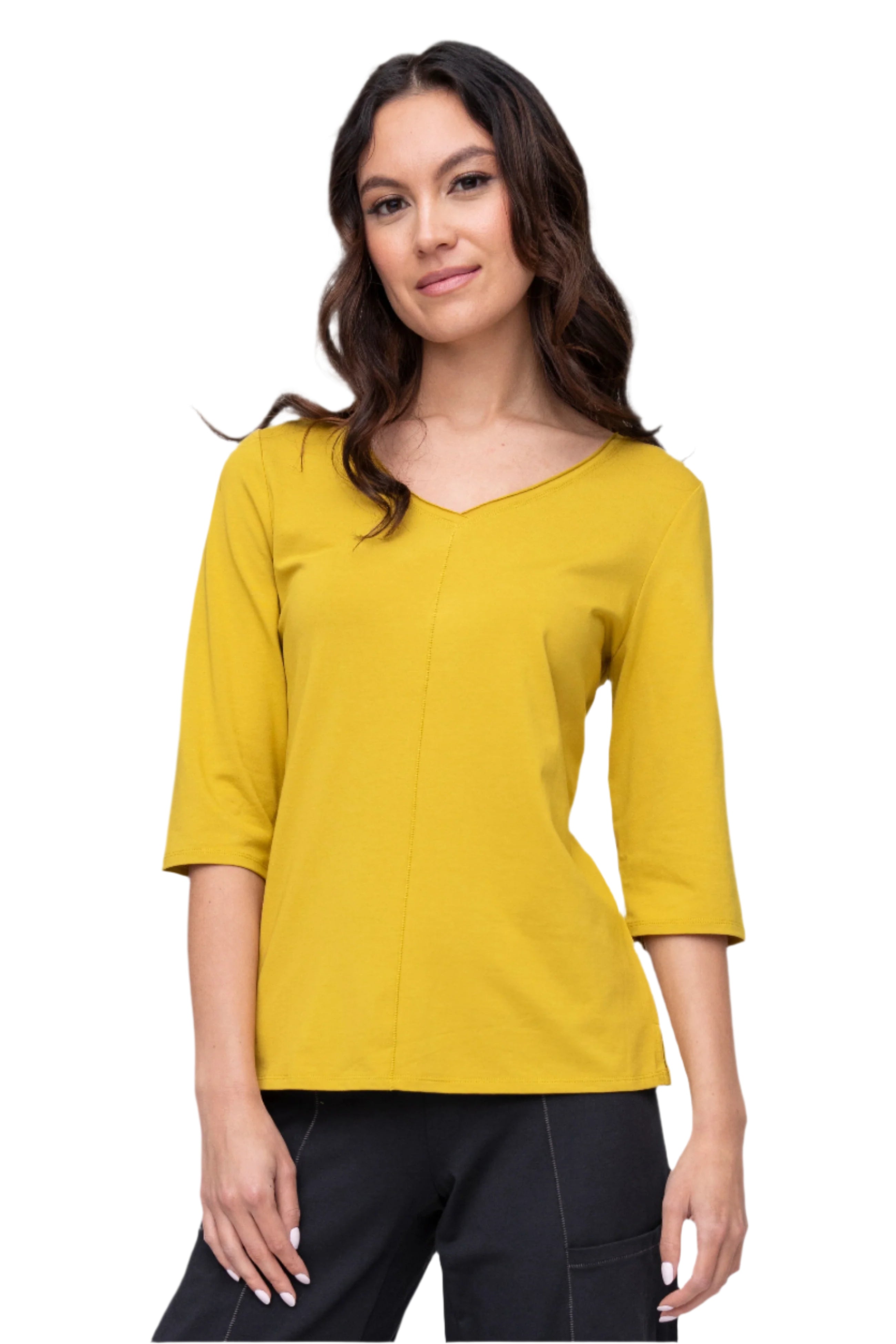Essential Layers Tee - Gold - Ella Where She Shops