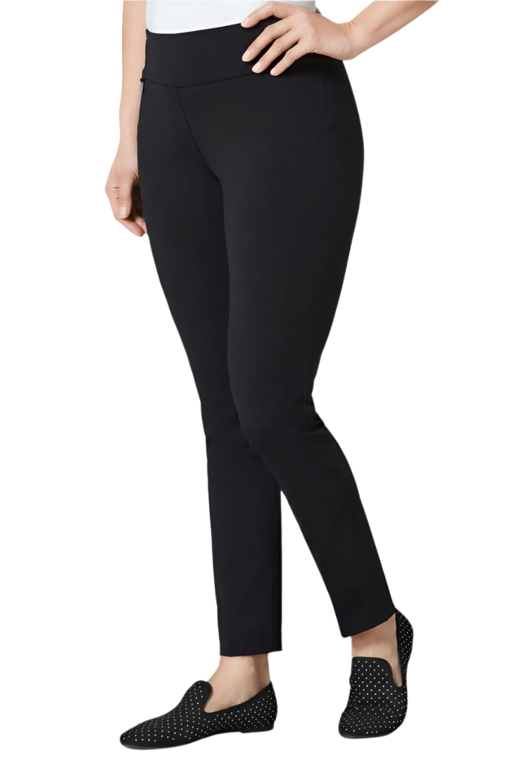 Essentials Slim Ankle Pants – Black Front – Ella Where She Shops