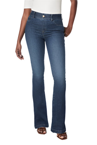 EveryWear Flare Jeans – Authentic Blue – Front – Ella Where She Shops