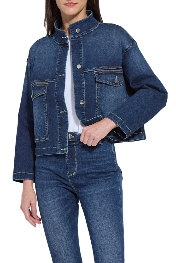 Everyday Denim Jacket – Front – Ella Where She Shops