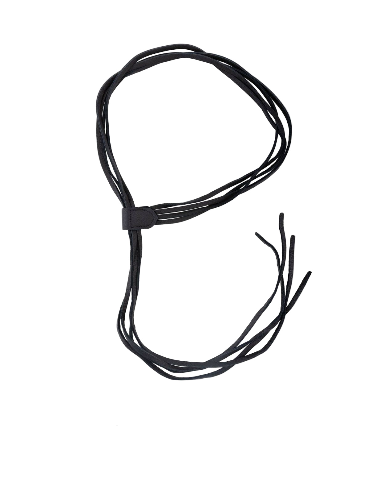 Evin Leather Wrap Belt black ella where she shops