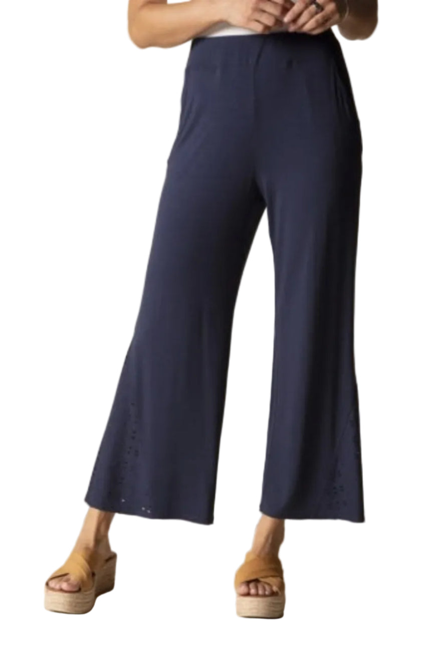 Eyelet Blooms Pant Blue Ella Where She Shops