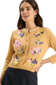 Flora Embroidered Cardigan – Front – Ella Where She Shops
