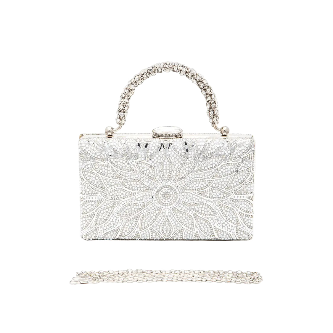 Flower Box Clutch ella where she shops