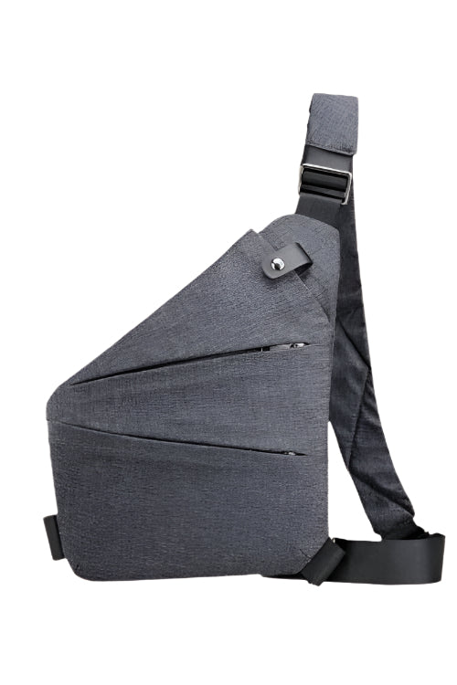 FlyHugz® Anti-Theft Travel Bag – Grey Front – Ella Where She Shops