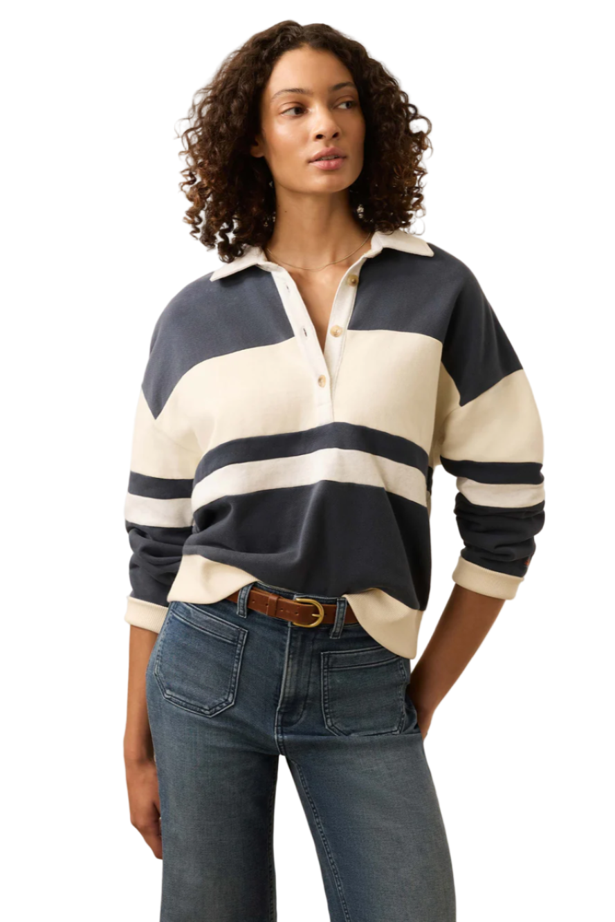 High Standard Fleece Rugby – Front – Ella Where She Shops