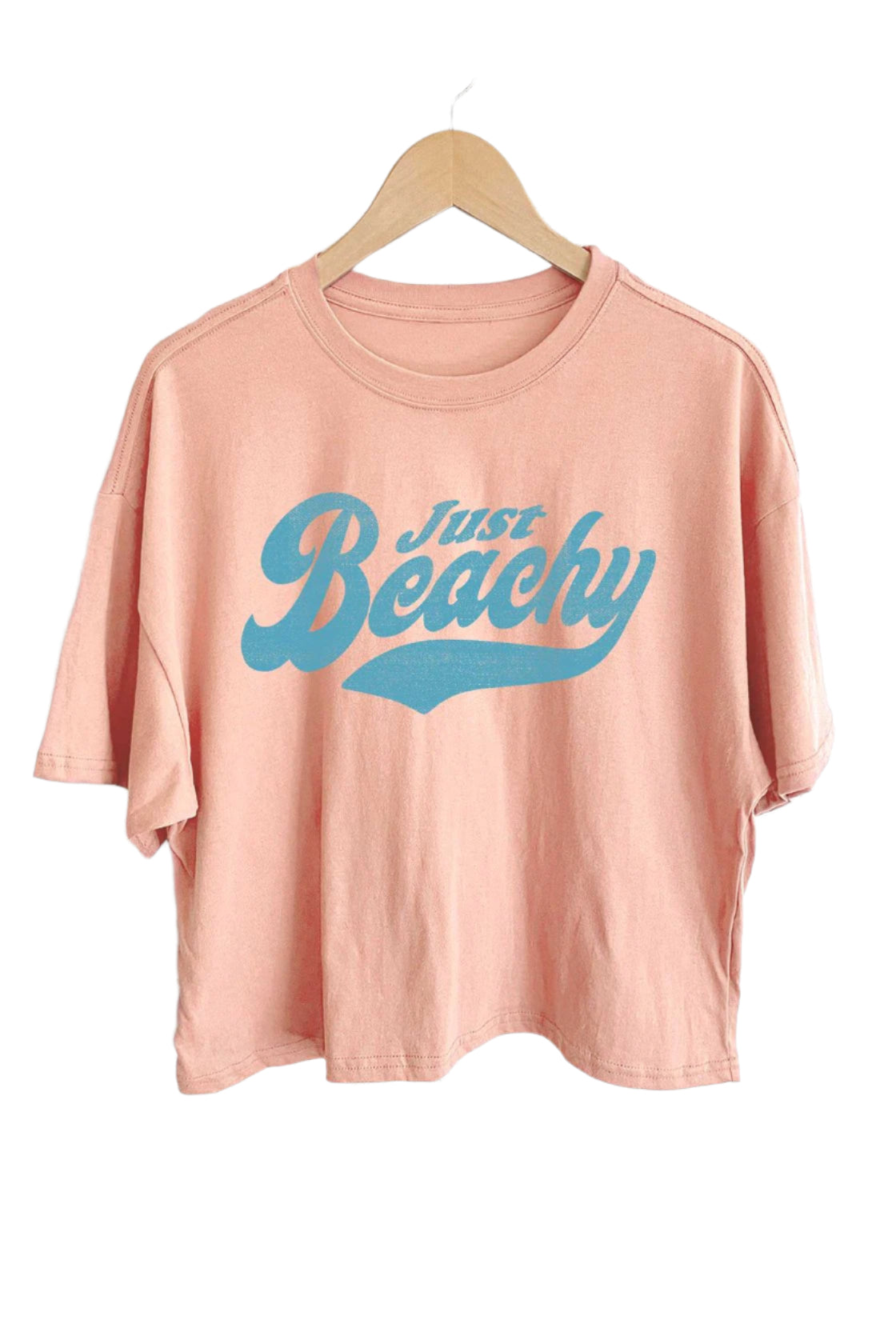 Just Beachy Graphic Long Crop Top Ella where she shops