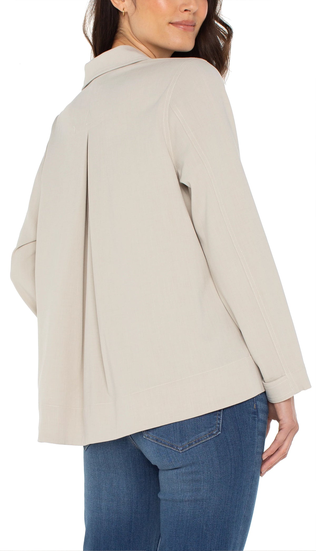 Flyaway shirt Jacket