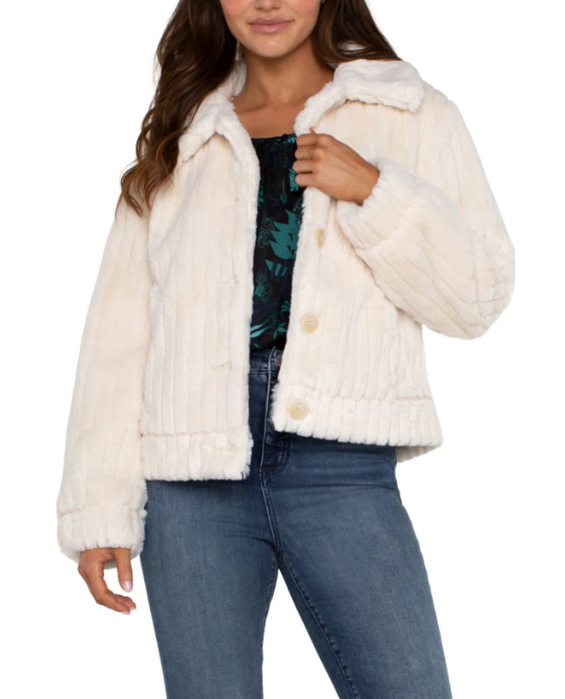 Fur Trucker Jacket