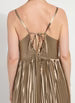 Lauren Pleated Midi Dress celedon ella where she shops
