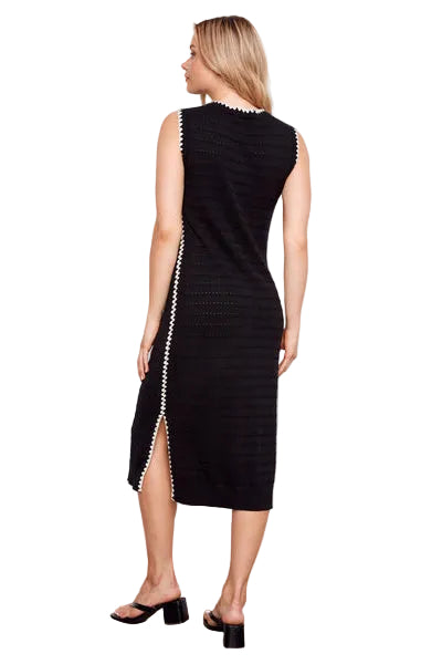 Long Crew Neck Sweater Dress ella where she shops