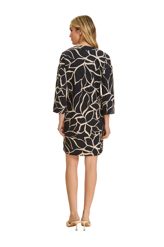 Long sleeved print Shift Dress ella where she shops