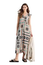 Lorna Linen Blend Maxi Dress ella where she shops