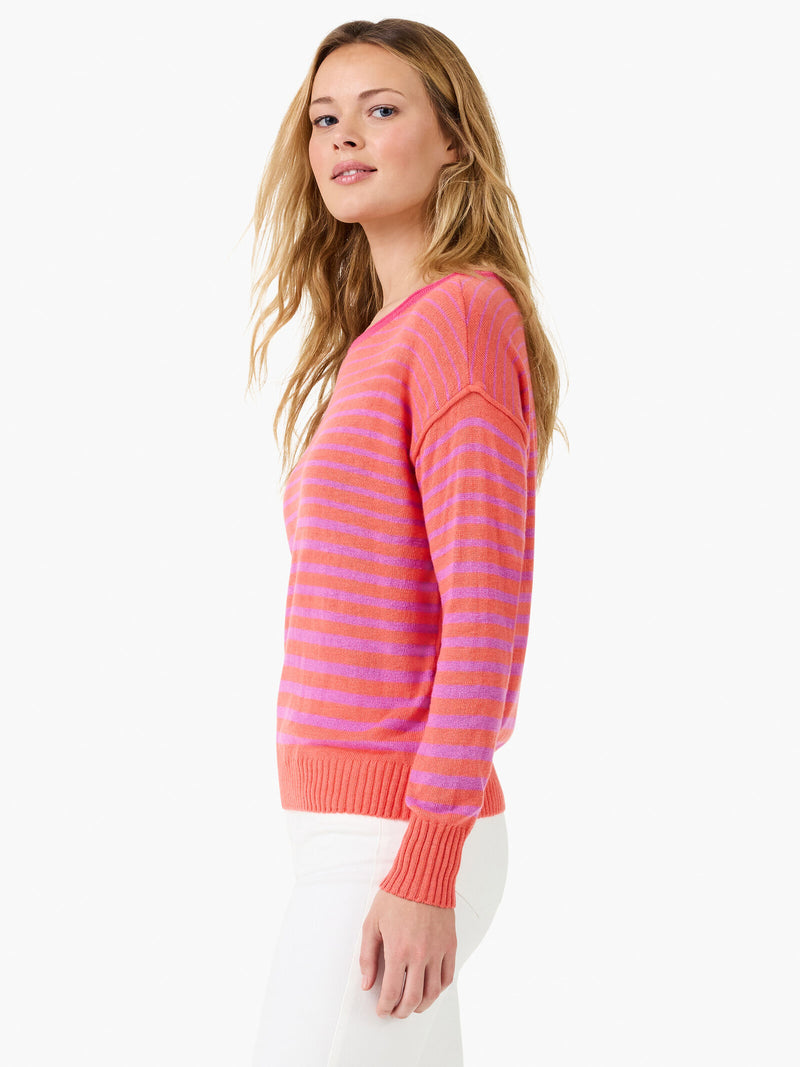 Striped up sweater