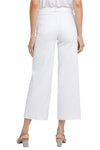 Teresa Wide Leg Ankle Jeans White