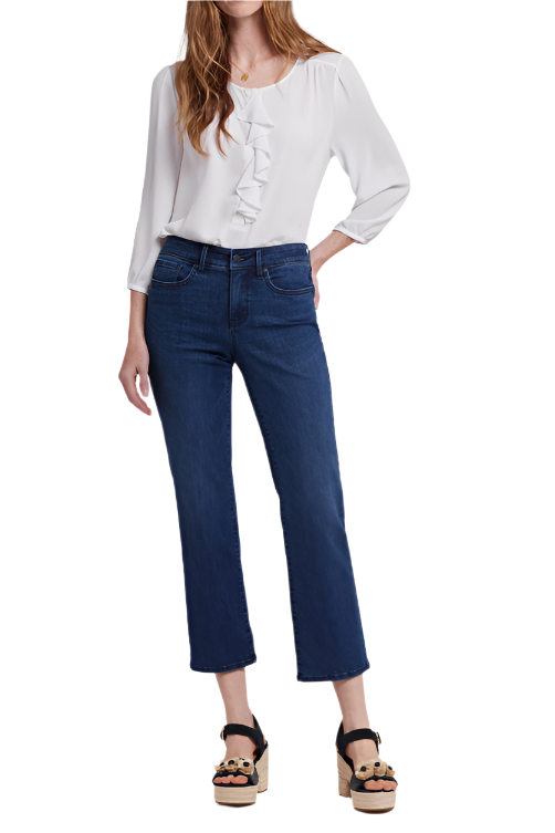 Marilyn Straight Ankle Jeans – Ibizia Blues Front – Ella Where She Shops