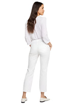 Marilyn Straight Ankle Jeans – White Back – Ella Where She Shops
