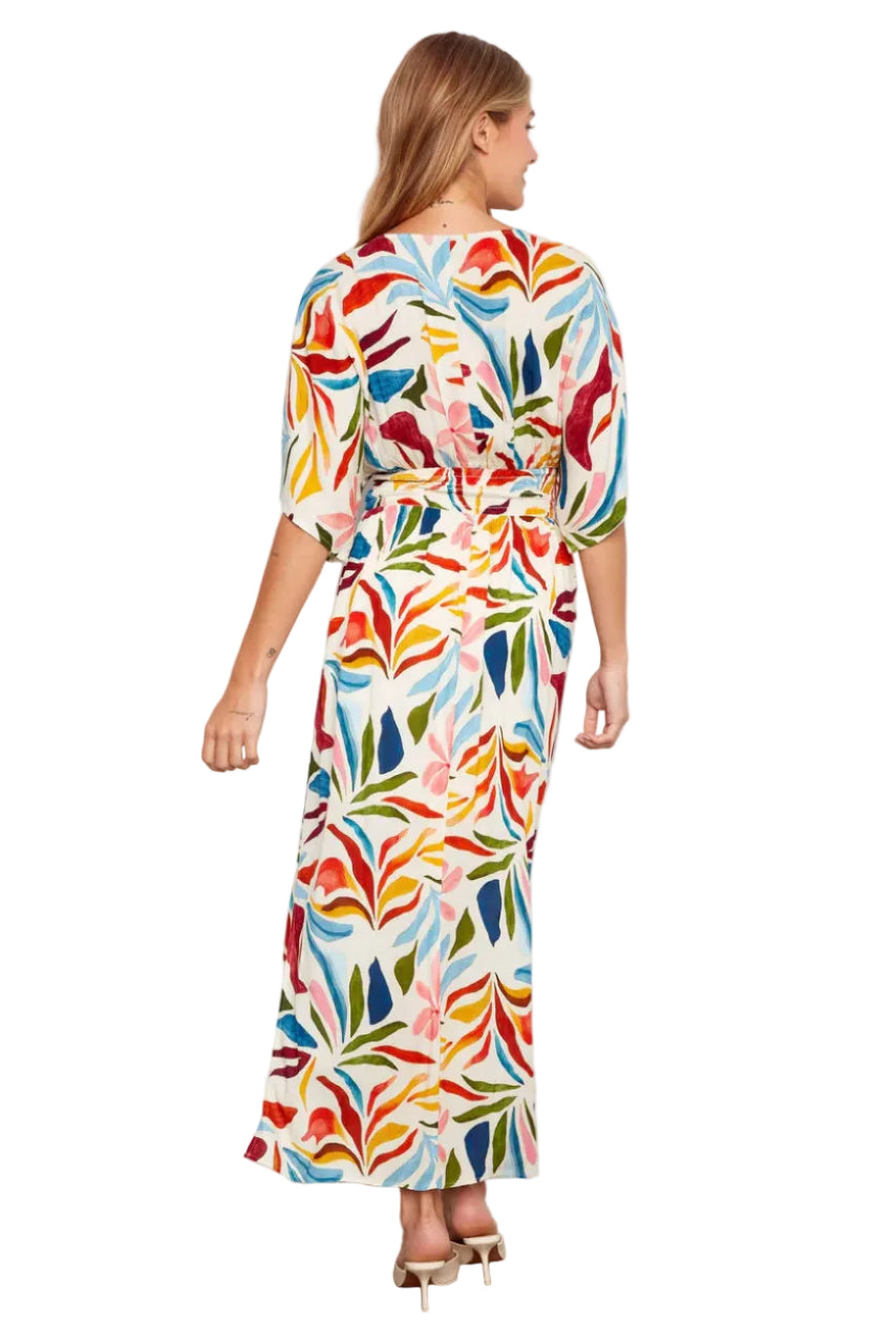 Maxi Fake Wrap Dress Back Ella Where She Shops