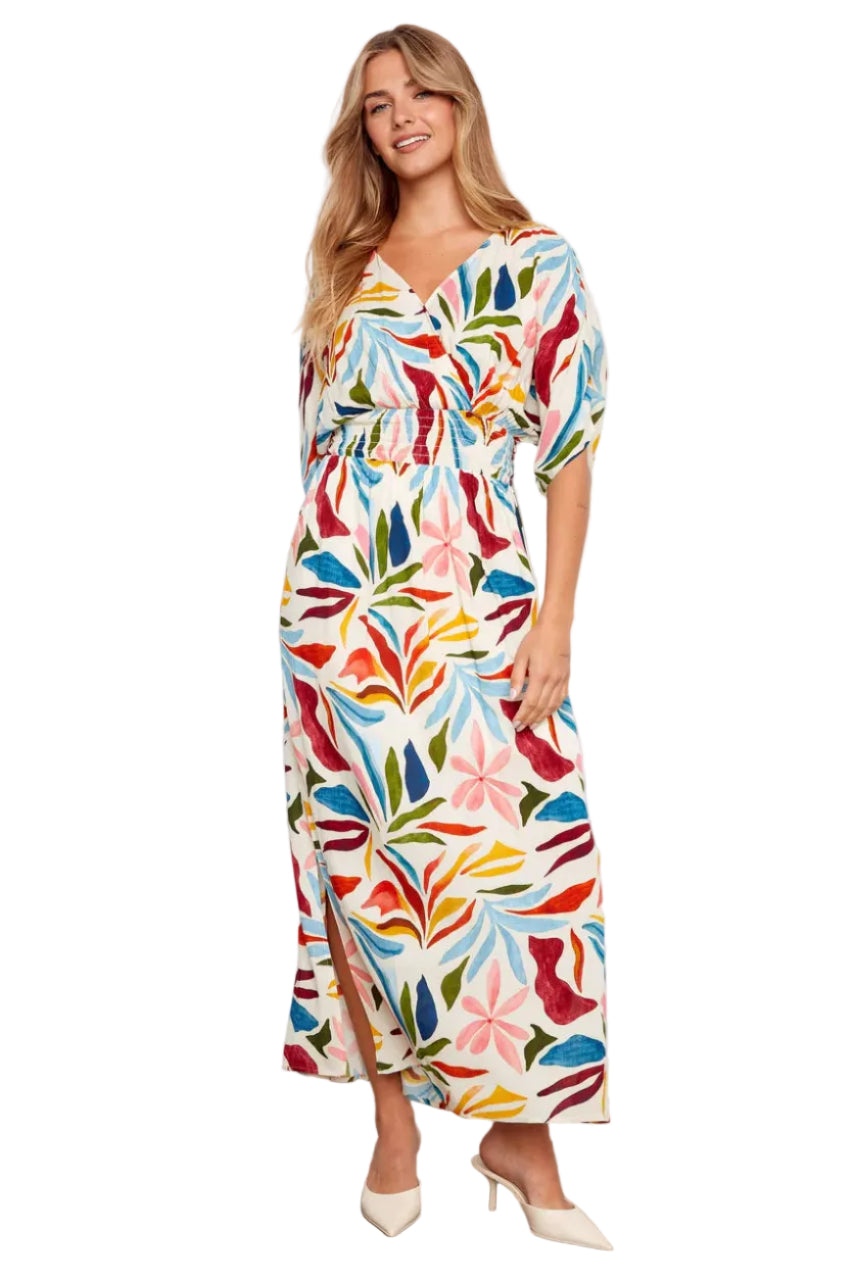 Maxi Fake Wrap Dress Ella Where She Shops