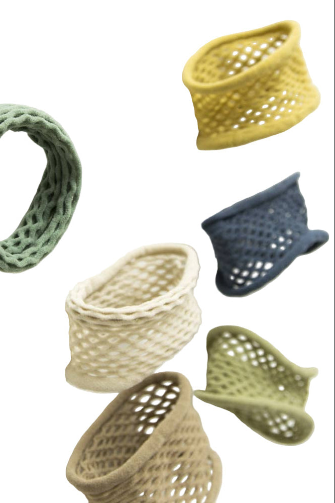 Mesh Net Hair Tie (set Of 6) ella where she shops
