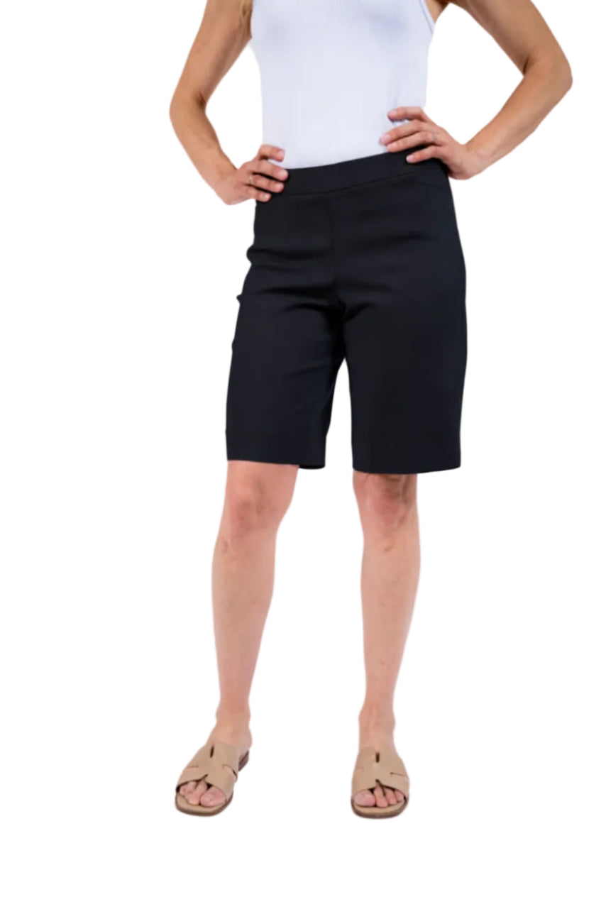Milan 11" Bermuda w/Pockets Black Ella Where She Shops
