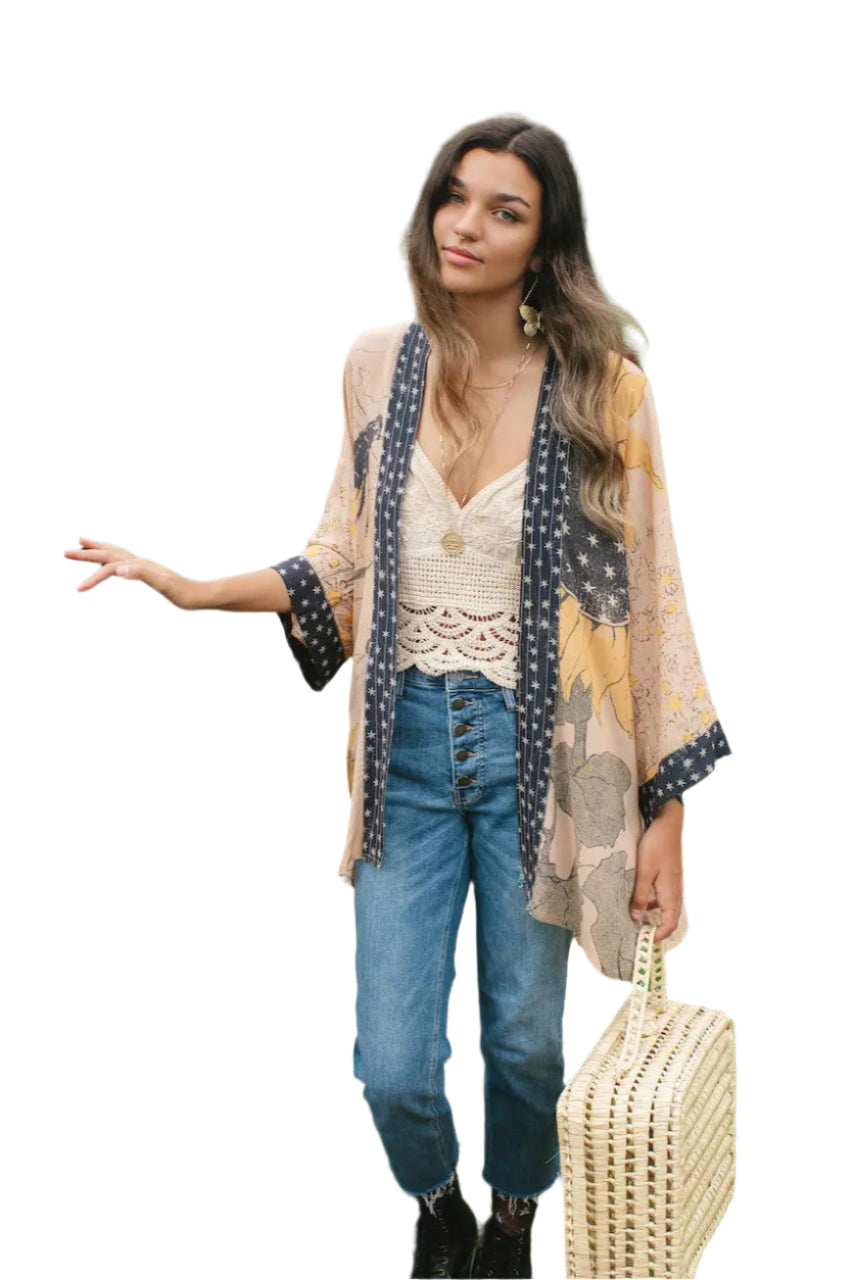 Milk & Honey Matinée Kimono - Front - Ella Where She Shops