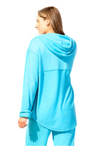 Modal Spandex Terry Refresh Hoodie - Back - Ella Where She Shops