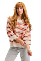 Mohair Fairisle Sweater – Front – Ella Where She Shops