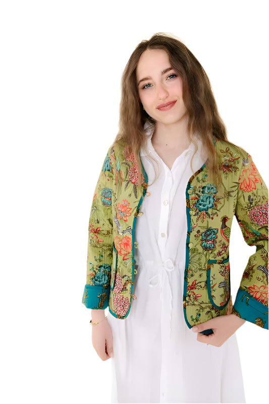 Nicole Quilted Jacket - Side 1 - Ella Where She Shops