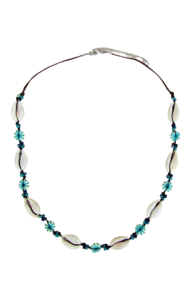 Nixie Cowrie Shell Necklace Ella where she shops