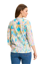 Notch Neck Top – Back – Ella Where She Shops