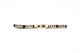 Stretch Leather Belt gold accents
