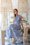 Clara Dress Indigo Blossom
