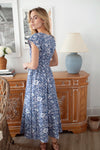 Clara Dress Indigo Blossom