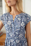 Clara Dress Indigo Blossom