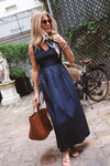 Cora dress navy