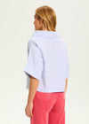 Pop over top blue stripe