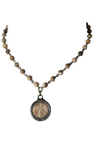Old World Angel Coin Necklace ella where she shops