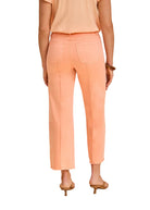 Olivia Wide Ankle Denim cantelope ella where she shops