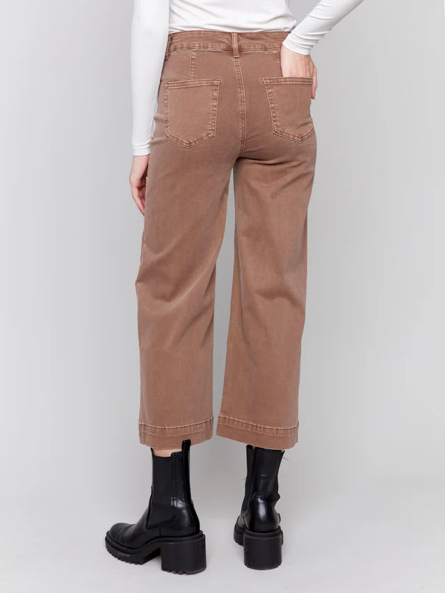 Cropped Flare leg Pant