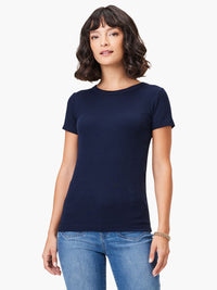 Perfect Knit Rib Short Sleeve Crew Tee