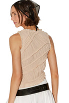 Pink Sands Smocked Top pink sands ella where she shops