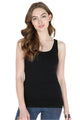 Plain Jersey Tank Top – Black – Ella Where She Shops