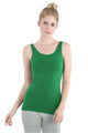 Plain Jersey Tank Top – Jolly Green – Ella Where She Shops