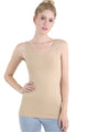 Plain Jersey Tank Top – Stone – Ella Where She Shops