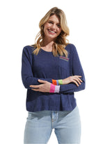 Pocket Detail Sweater – Denim Front – Ella Where She Shops
