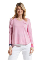 Pocket Detail Sweater – Pink Front – Ella Where She Shops