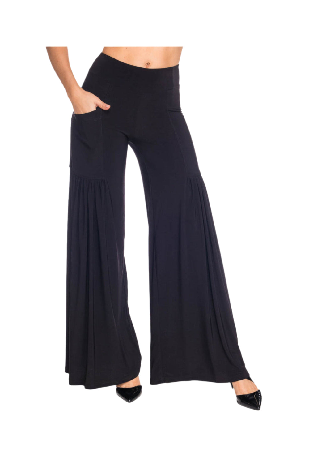 Pocket Palazzo Pants - Ella Where She Shops